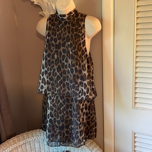 Vernacular Leopard ‎ Print Romper